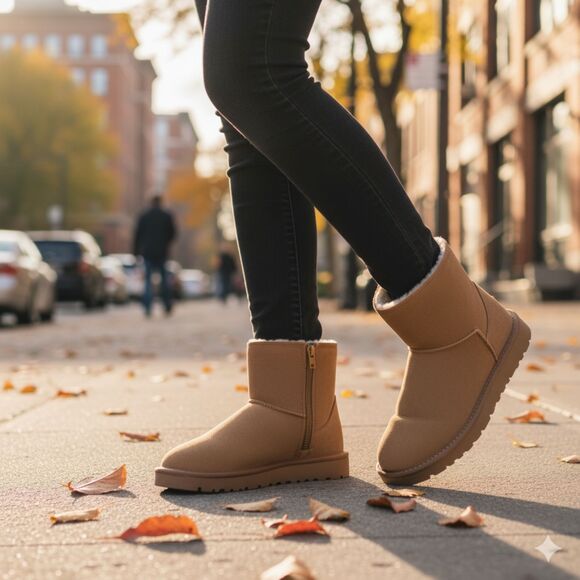 Women's Tan Boots Universal Thread Memory Foam Size 8 - New in Box - Picture 5 of 5
